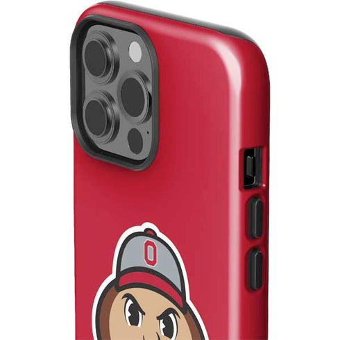 Ohio State University OSUBuckeyes Light Grey iPhone 13 Pro Max Impact Case