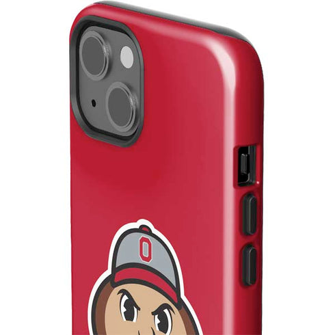 Ohio State University OSUBuckeyes Light Grey iPhone 14 Impact Case