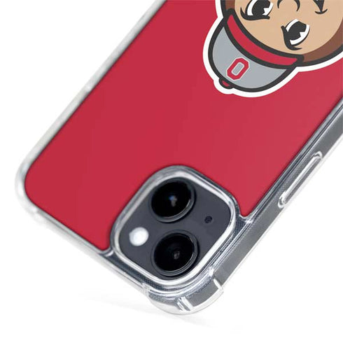 Ohio State University OSUBuckeyes Light Grey iPhone 14 MagSafe Case