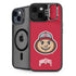 Ohio State University OSUBuckeyes Light Grey iPhone 14 Plus Kickstand Case
