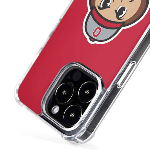 Ohio State University OSUBuckeyes Light Grey iPhone 14 Pro MagSafe Case