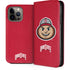 Ohio State University OSUBuckeyes Light Grey iPhone 14 Pro Max Folio Case