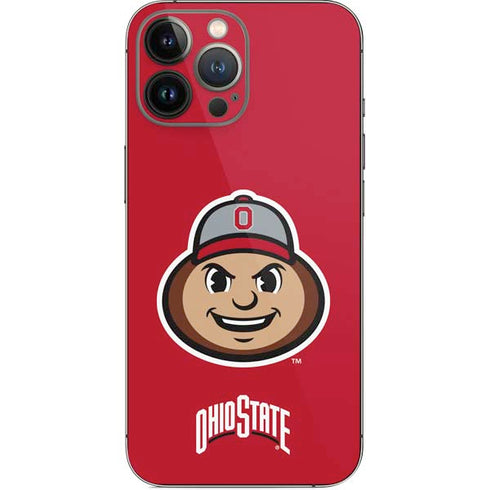 Ohio State University OSUBuckeyes Light Grey iPhone 14 Pro Max Skin