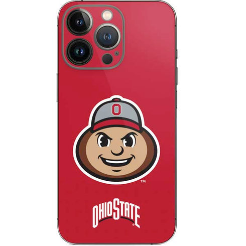 Ohio State University OSUBuckeyes Light Grey iPhone 14 Pro Skin