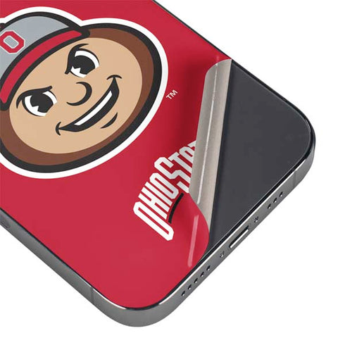 Ohio State University OSUBuckeyes Light Grey iPhone 14 Pro Skin