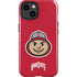 Ohio State University OSUBuckeyes Light Grey iPhone 15 Impact Case