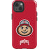 Ohio State University OSUBuckeyes Light Grey iPhone 15 Plus Impact Case
