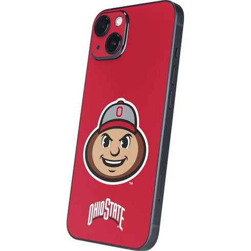 Ohio State University OSUBuckeyes Light Grey iPhone 15 Plus Skin