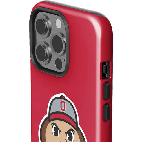 Ohio State University OSUBuckeyes Light Grey iPhone 15 Pro Impact Case