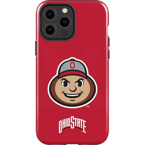 Ohio State University OSUBuckeyes Light Grey iPhone 15 Pro Max Impact Case