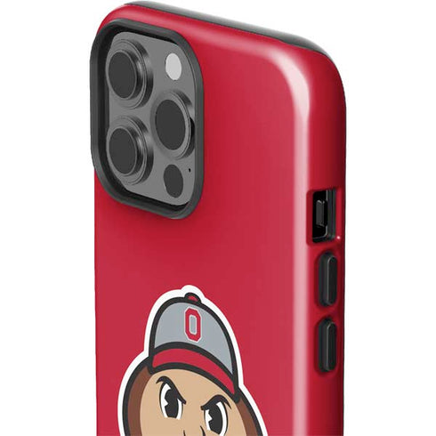 Ohio State University OSUBuckeyes Light Grey iPhone 15 Pro Max Impact Case