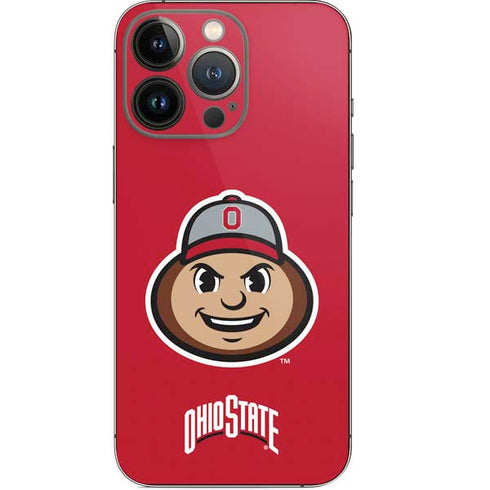 Ohio State University OSUBuckeyes Light Grey iPhone 15 Pro Skin