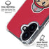 Ohio State University OSUBuckeyes Light Grey iPhone 16 Clear Case