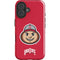 Ohio State University OSUBuckeyes Light Grey iPhone 16 Impact Case