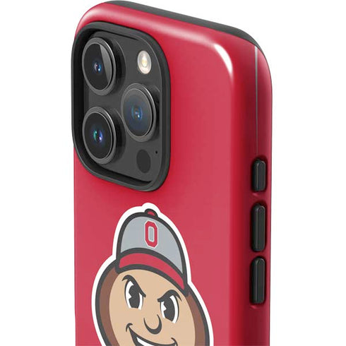 Ohio State University OSUBuckeyes Light Grey iPhone 16 Pro Impact Case