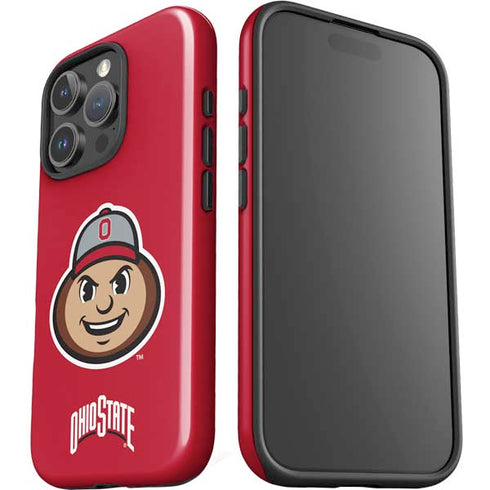 Ohio State University OSUBuckeyes Light Grey iPhone 16 Pro Impact Case