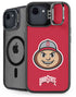 Ohio State University OSUBuckeyes Light Grey iPhone 16e Kickstand Case