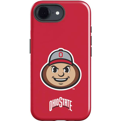 Ohio State University OSUBuckeyes Light Grey iPhone 16e Impact Case