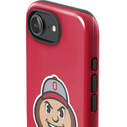 Ohio State University OSUBuckeyes Light Grey iPhone 16e Impact Case