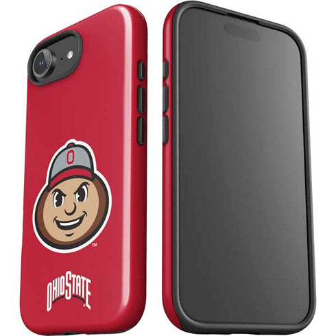 Ohio State University OSUBuckeyes Light Grey iPhone 16e Impact Case
