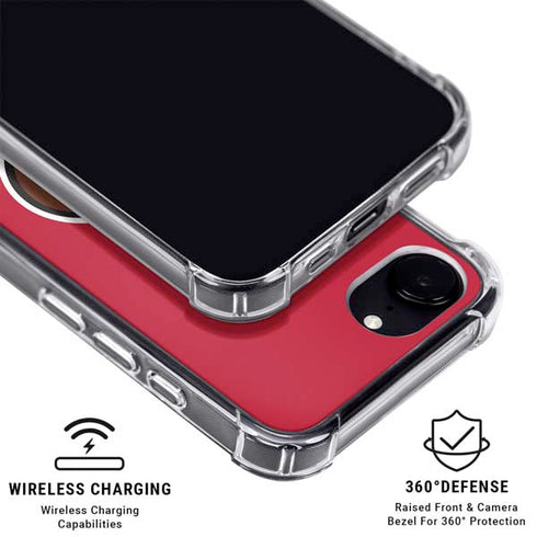 Ohio State University OSUBuckeyes Light Grey iPhone 16e MagSafe Case