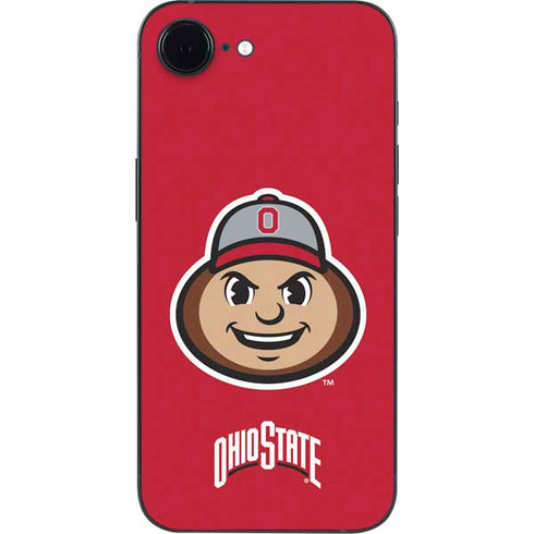 Ohio State University OSUBuckeyes Light Grey iPhone 16e Skin