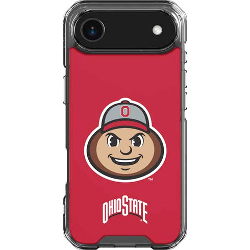 Ohio State University OSUBuckeyes Light Grey iPhone 17 Air Clear Case
