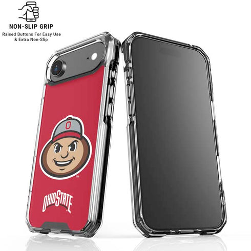Ohio State University OSUBuckeyes Light Grey iPhone 17 Air Clear Case