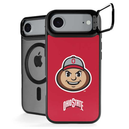 Ohio State University OSUBuckeyes Light Grey iPhone 17 Air Kickstand Case