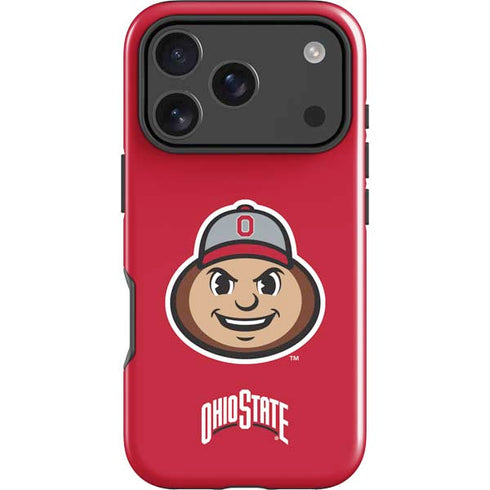 Ohio State University OSUBuckeyes Light Grey iPhone 17 Pro Impact Case