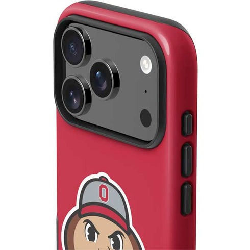 Ohio State University OSUBuckeyes Light Grey iPhone 17 Pro Impact Case
