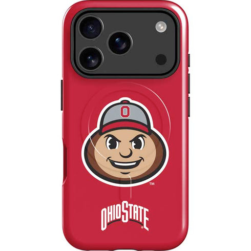 Ohio State University OSUBuckeyes Light Grey iPhone 17 Pro Magsafe Impact Case