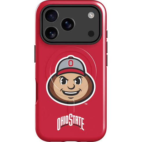 Ohio State University OSUBuckeyes Light Grey iPhone 17 Pro Max Magsafe Impact Case
