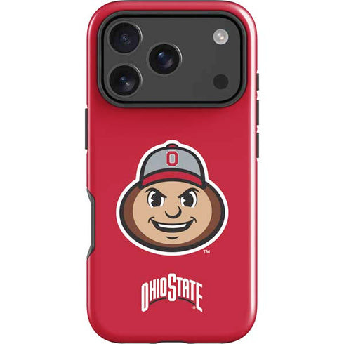 Ohio State University OSUBuckeyes Light Grey iPhone 18 Pro Impact Case