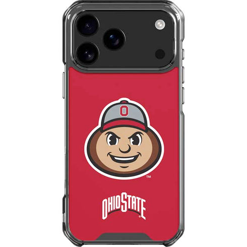 Ohio State University OSUBuckeyes Light Grey iPhone 18 Pro Max Clear Case