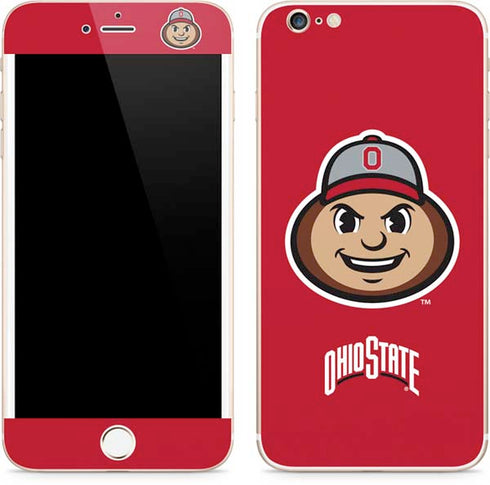 Ohio State University OSUBuckeyes Light Grey iPhone 6/6s Plus Skin