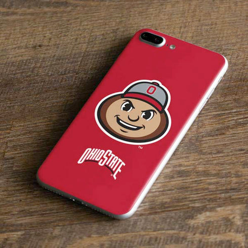 Ohio State University OSUBuckeyes Light Grey iPhone 7 Plus Skin