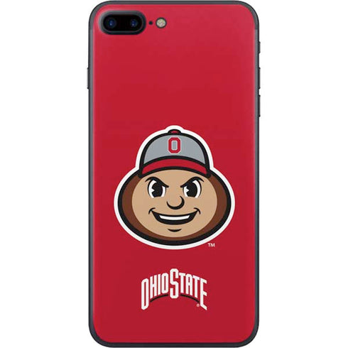 Ohio State University OSUBuckeyes Light Grey iPhone 8 Plus Skin