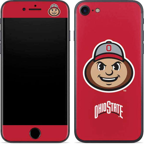 Ohio State University OSUBuckeyes Light Grey iPhone 8 Skin