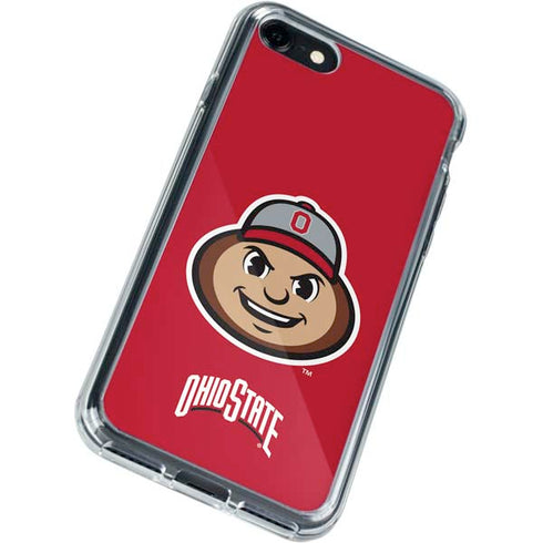 Ohio State University OSUBuckeyes Light Grey iPhone SE (2nd & 3rd Gen) Clear Case