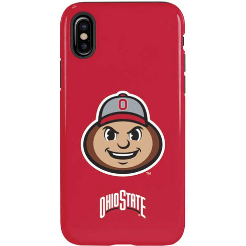 Ohio State University OSUBuckeyes Light Grey iPhone X Pro Case