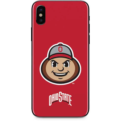 Ohio State University OSUBuckeyes Light Grey iPhone XS Max Skin