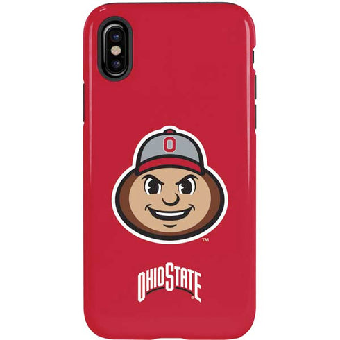 Ohio State University OSUBuckeyes Light Grey iPhone XS Pro Case