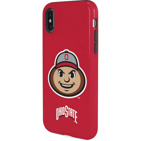 Ohio State University OSUBuckeyes Light Grey iPhone XS Pro Case