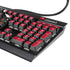 Ohio State University OSUBuckeyes Light Grey K95 RGB PLATINUM Mechanical Gaming Keyboard Skin