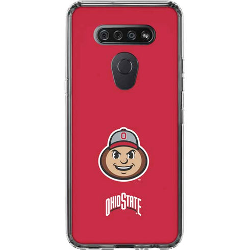 Ohio State University OSUBuckeyes Light Grey LG K51/Q51 Clear Case