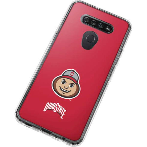 Ohio State University OSUBuckeyes Light Grey LG K51/Q51 Clear Case