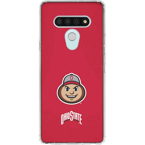 Ohio State University OSUBuckeyes Light Grey LG Stylo 6 Clear Case