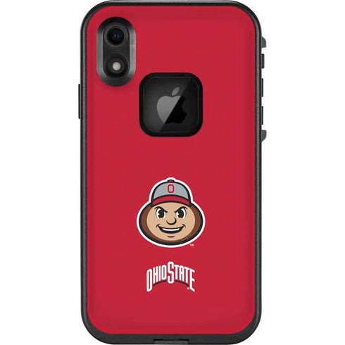 Ohio State University OSUBuckeyes Light Grey LifeProof Fre iPhone Skin