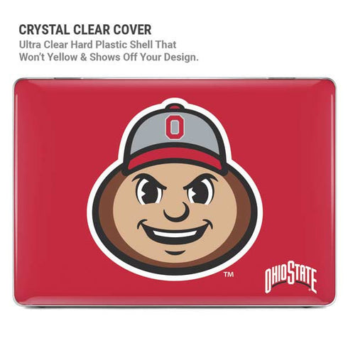 Ohio State University OSUBuckeyes Light Grey MacBook Pro 14in (2021-24) Case plus Skin